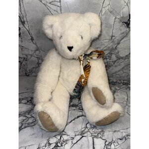 Vermont Teddy Bear Company White Teddy Bear Jointer